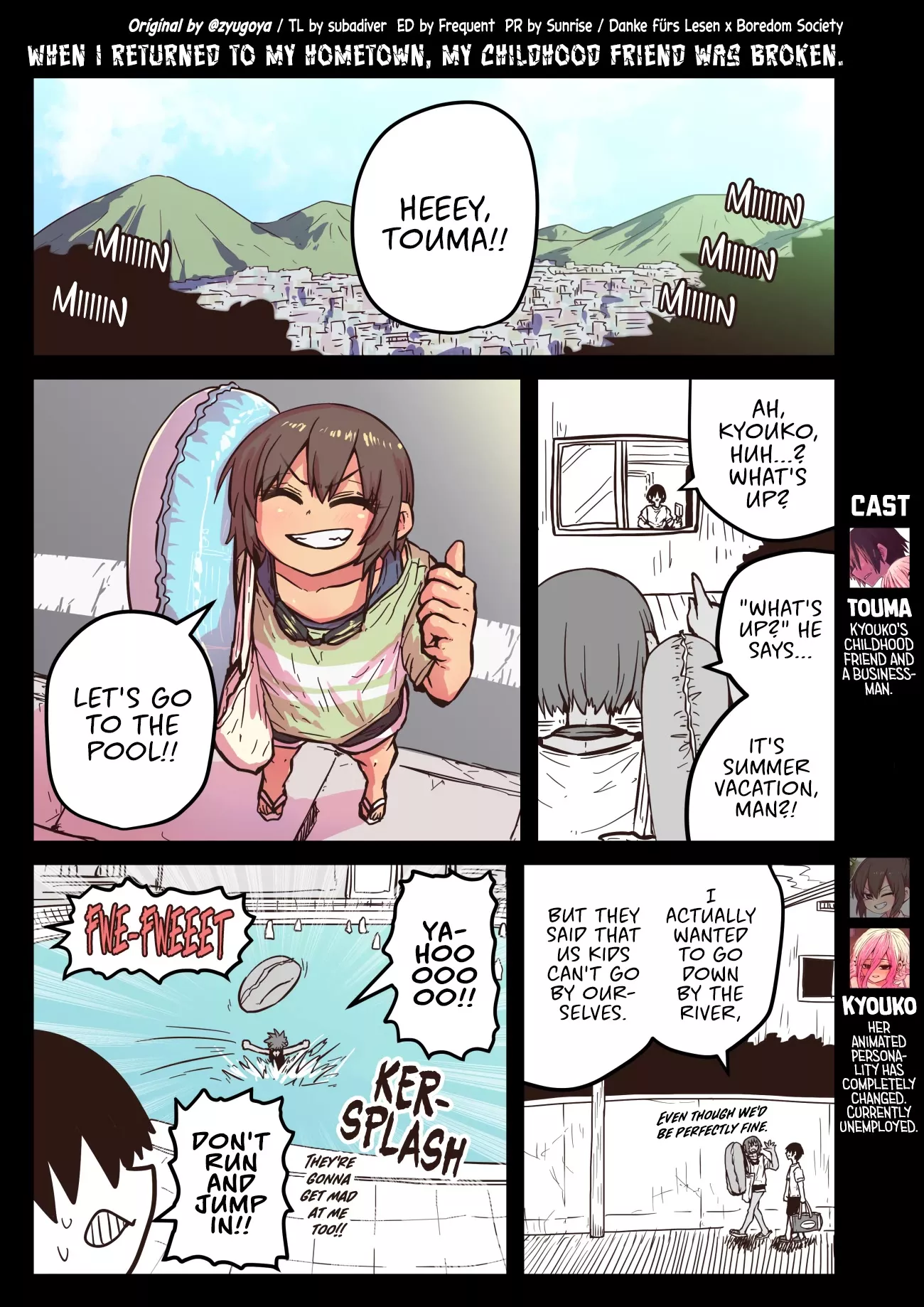 Read When I Returned to My Hometown, My Childhood Friend was Broken Chapter 16 Online