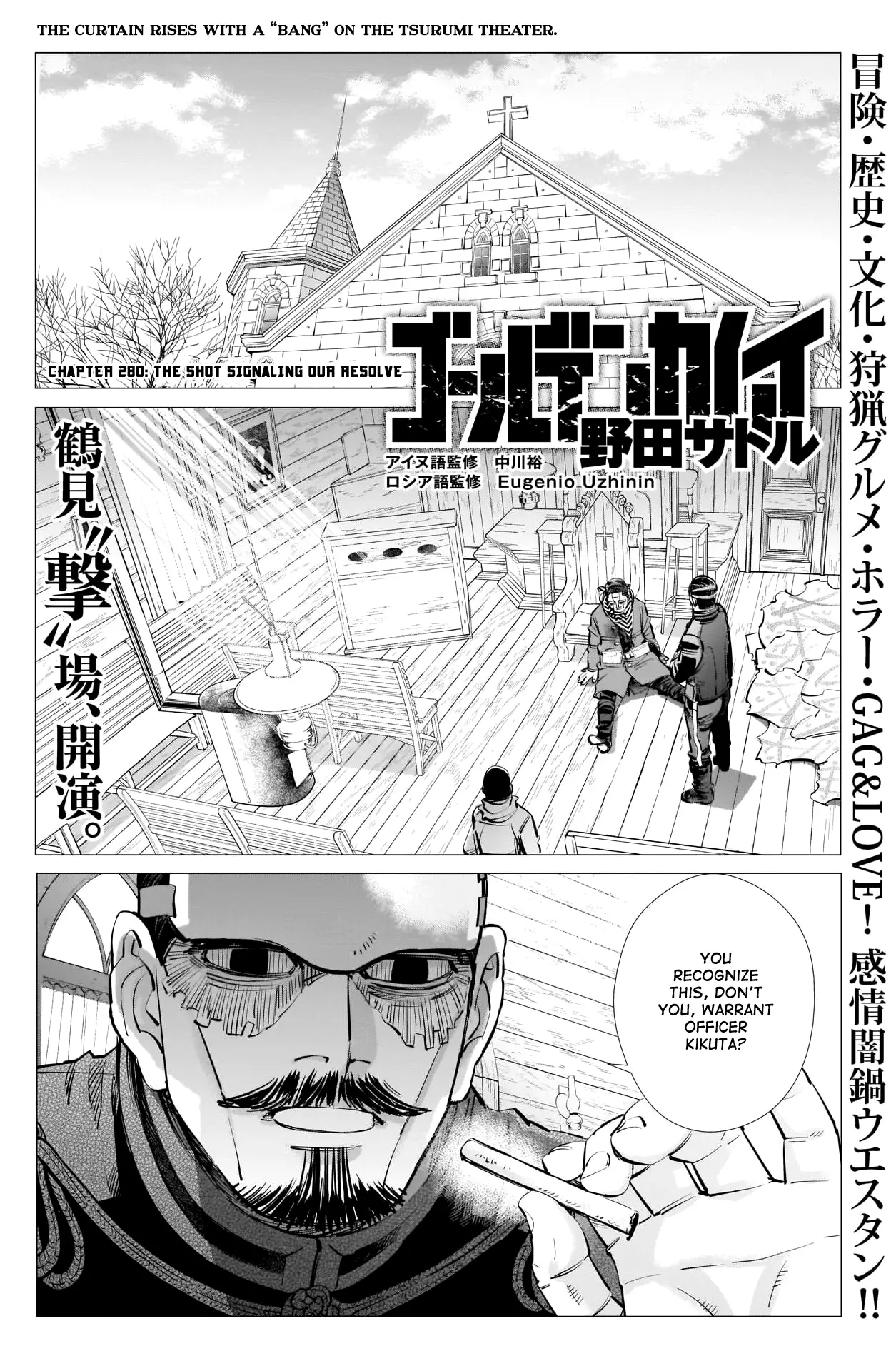 Read Golden Kamuy Chapter 280 - The Shot Signaling Our Resolve Online