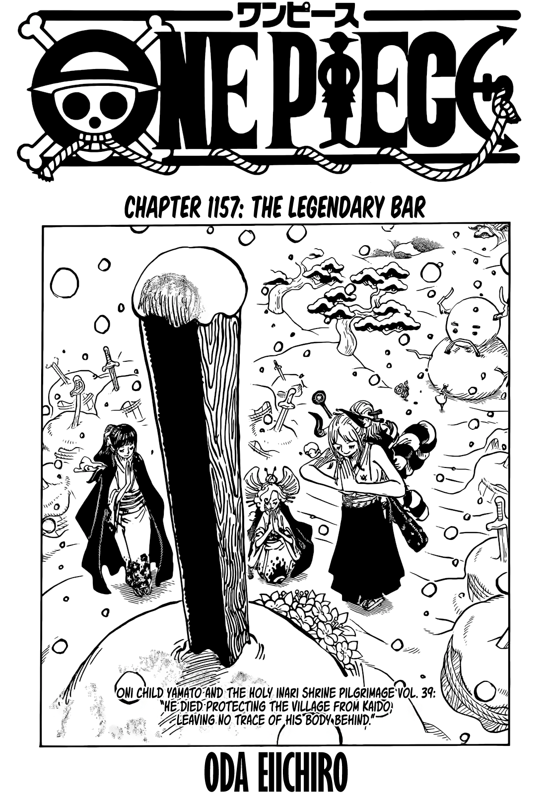 Read One Piece Chapter 1157 - The Legendary Bar Online