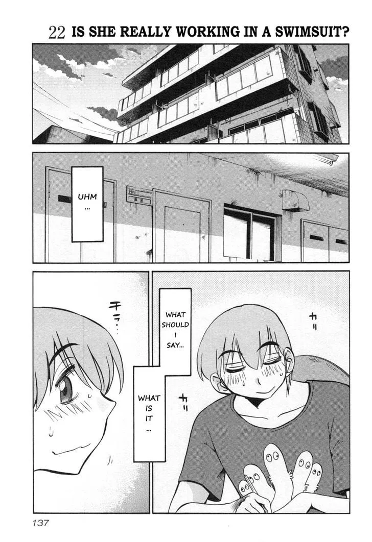 Read Rakujitsu no Pathos Chapter 22 - Is She Really Working in a Swimsuit? Online