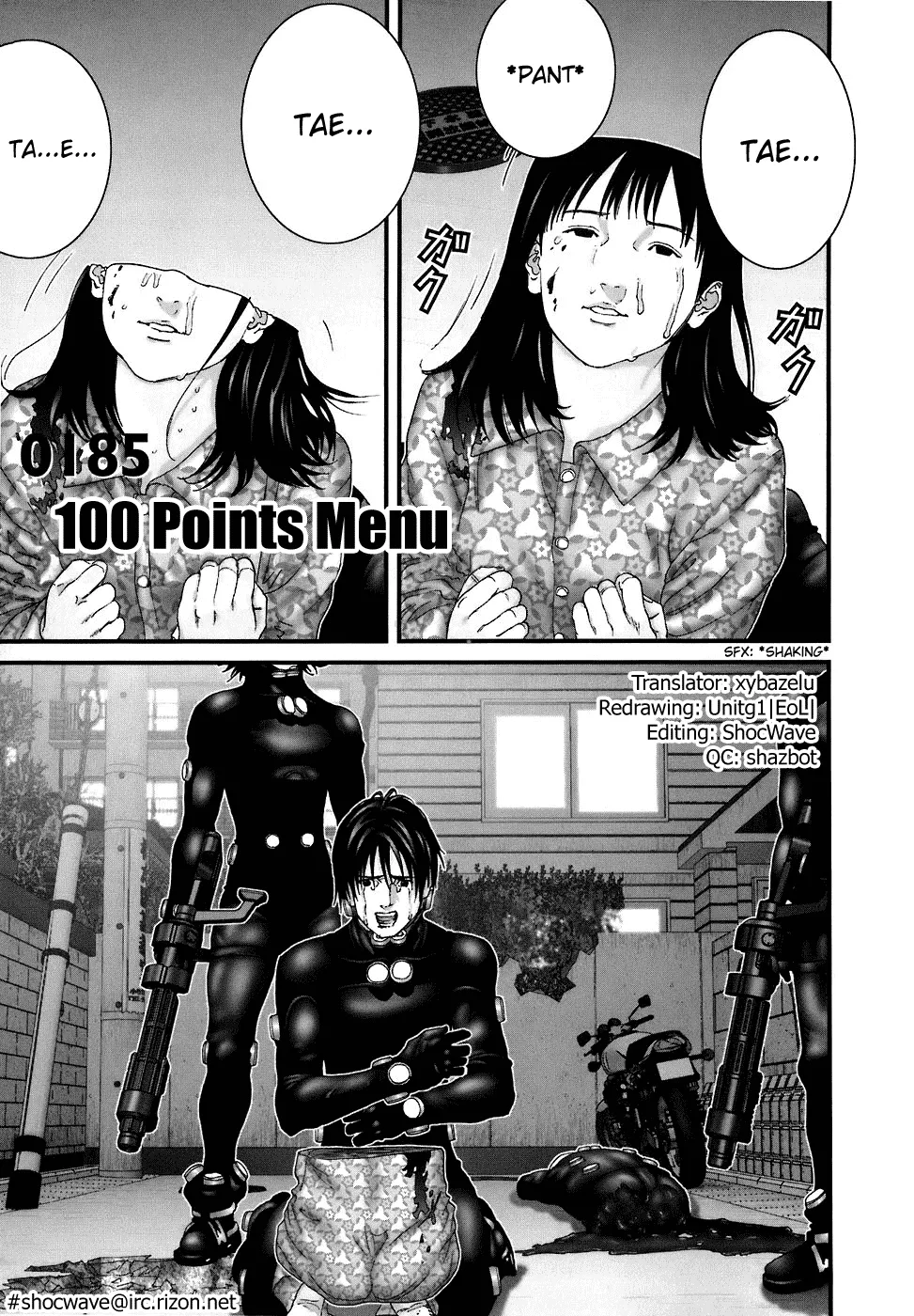 Read Gantz Chapter 185 - 100 Point Menu Online