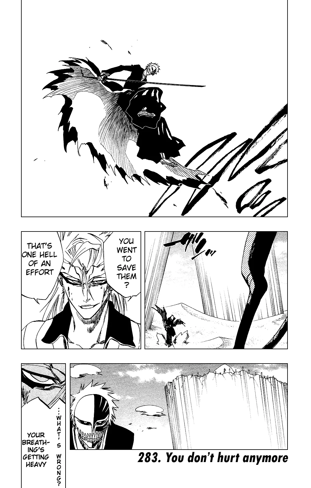 Read Bleach Chapter 283 - You Don't Hurt Anymore Online