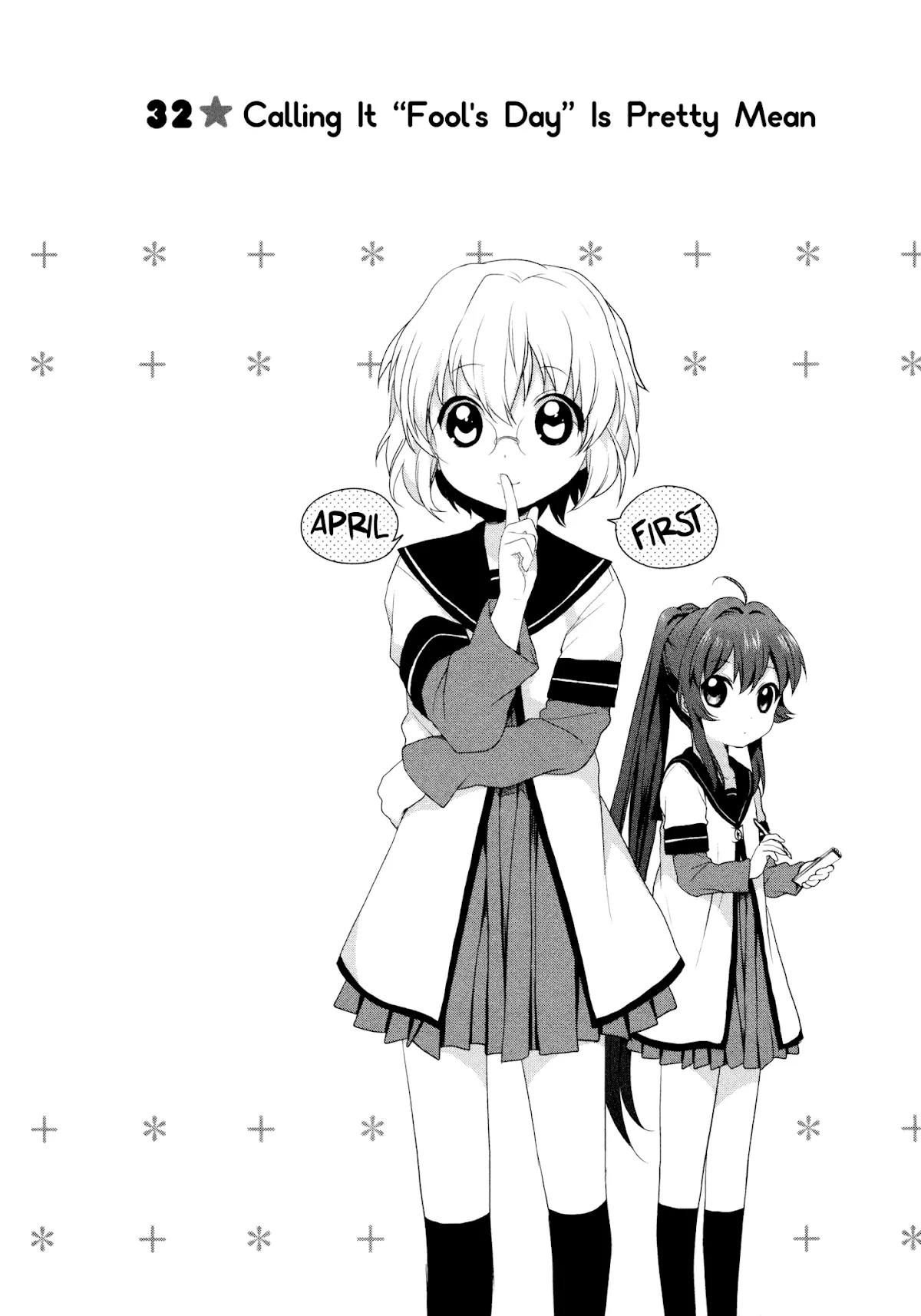 Read Yuru Yuri Chapter 32 - Calling It "Fool's Day" Is Pretty Mean Online