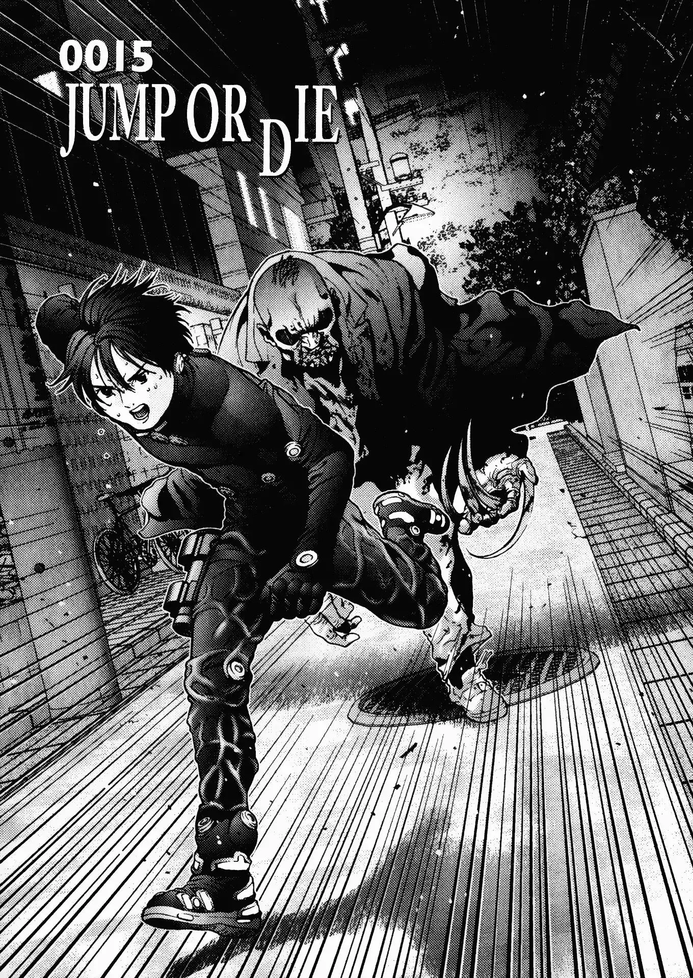 Read Gantz Chapter 15 - Vol.2 0015: Jump or Die Online