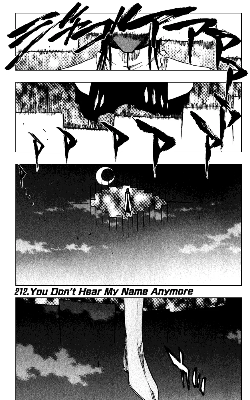 Read Bleach Chapter 212 - You Don't Hear My Name Anymore Online