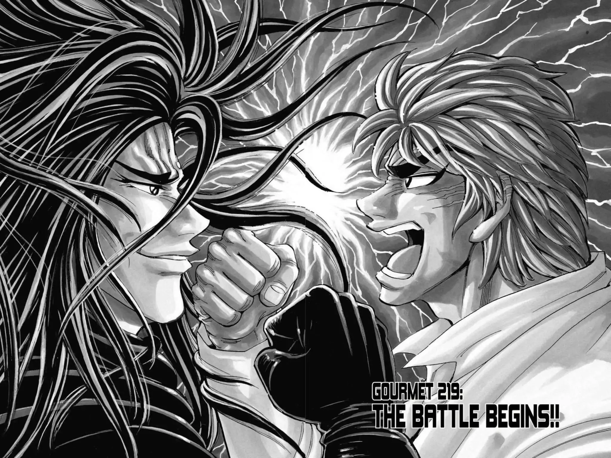 Read Toriko Chapter 219 - Vol.25 Gourmet 219: The Battle Begins!! Online