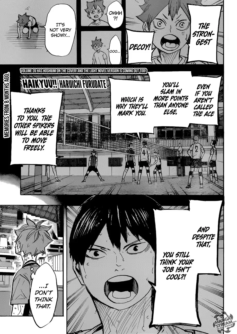 Read Haikyu!! Chapter 363 - The Little Giant vs the Strongest Decoy Online