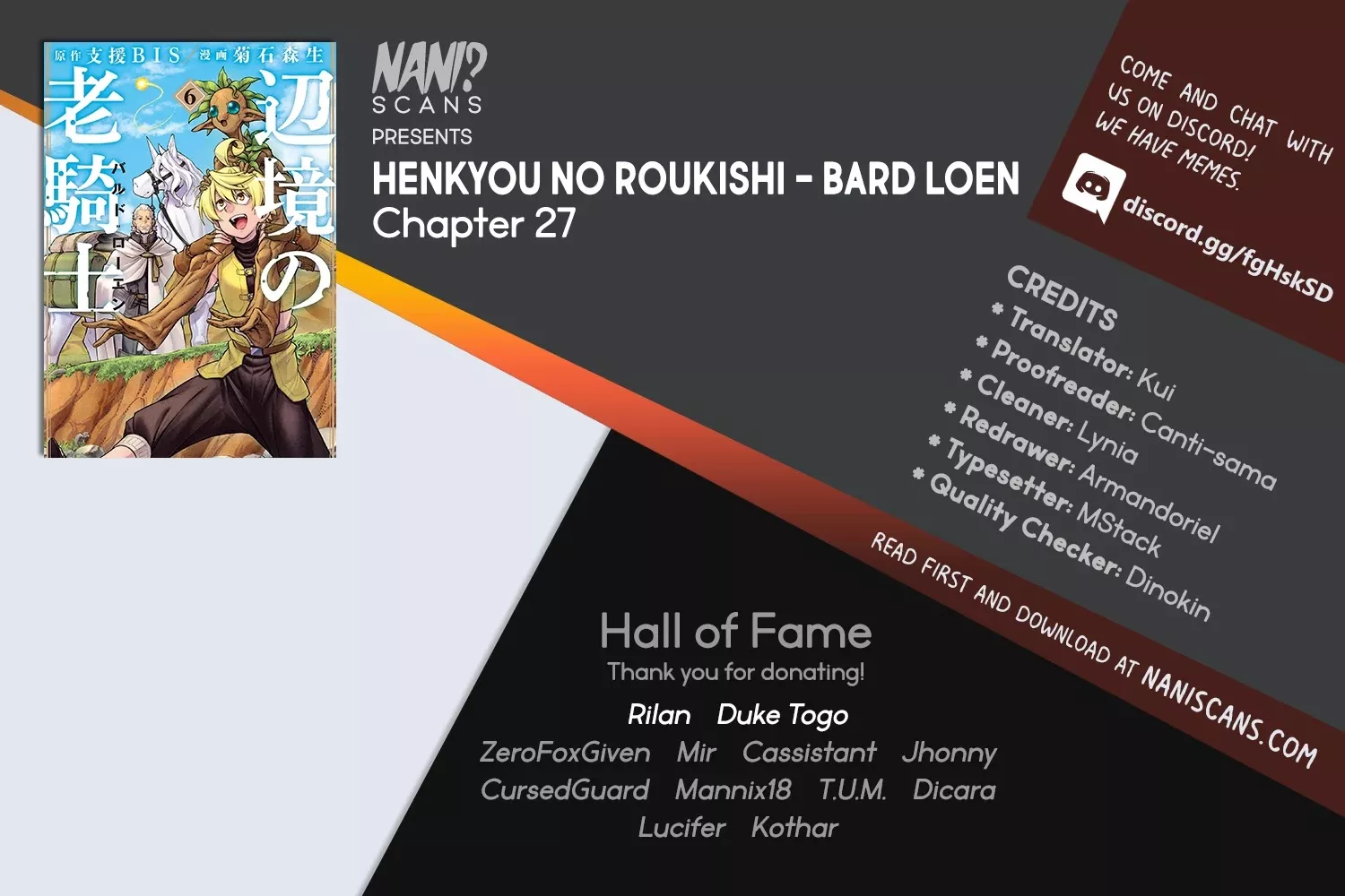 Read Henkyou no Roukishi – Bard Loen Chapter 27 Online