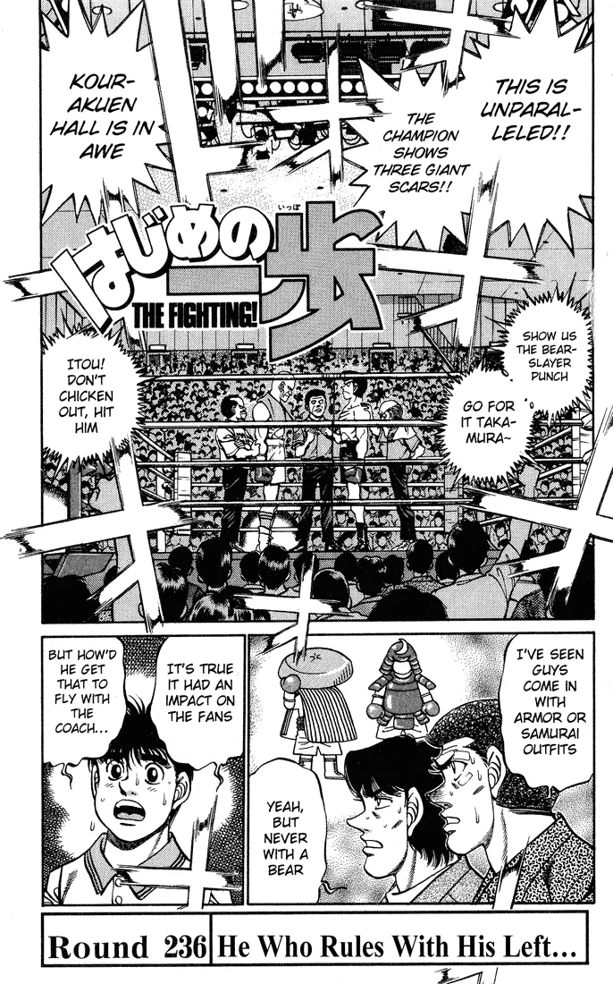 Read Hajime no Ippo Chapter 236 - He Who Rules With His Left... Online