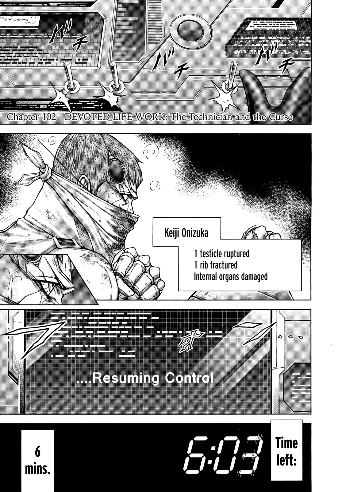 Read Terra Formars Chapter 102 - DEVOTED LIFE WORK The Technician and the Curse Online