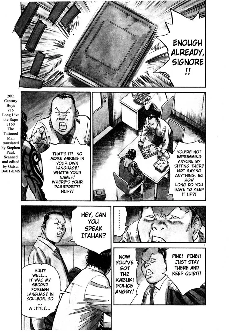 Read 20th Century Boys Chapter 160 - The Tattooed Man Online