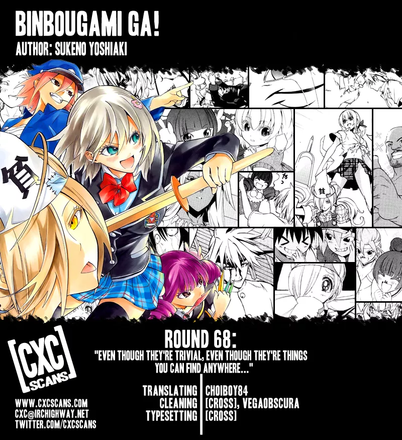 Read Binbougami ga! Chapter 68 - Even Though They're Trivial, Even Though They're Things You Can Find... Online