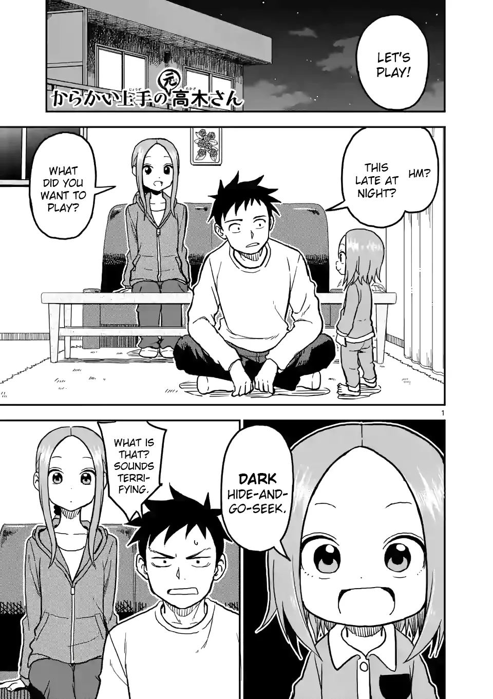 Read Karakai Jouzu no (Moto) Takagi-san Chapter 114 - Dark Online