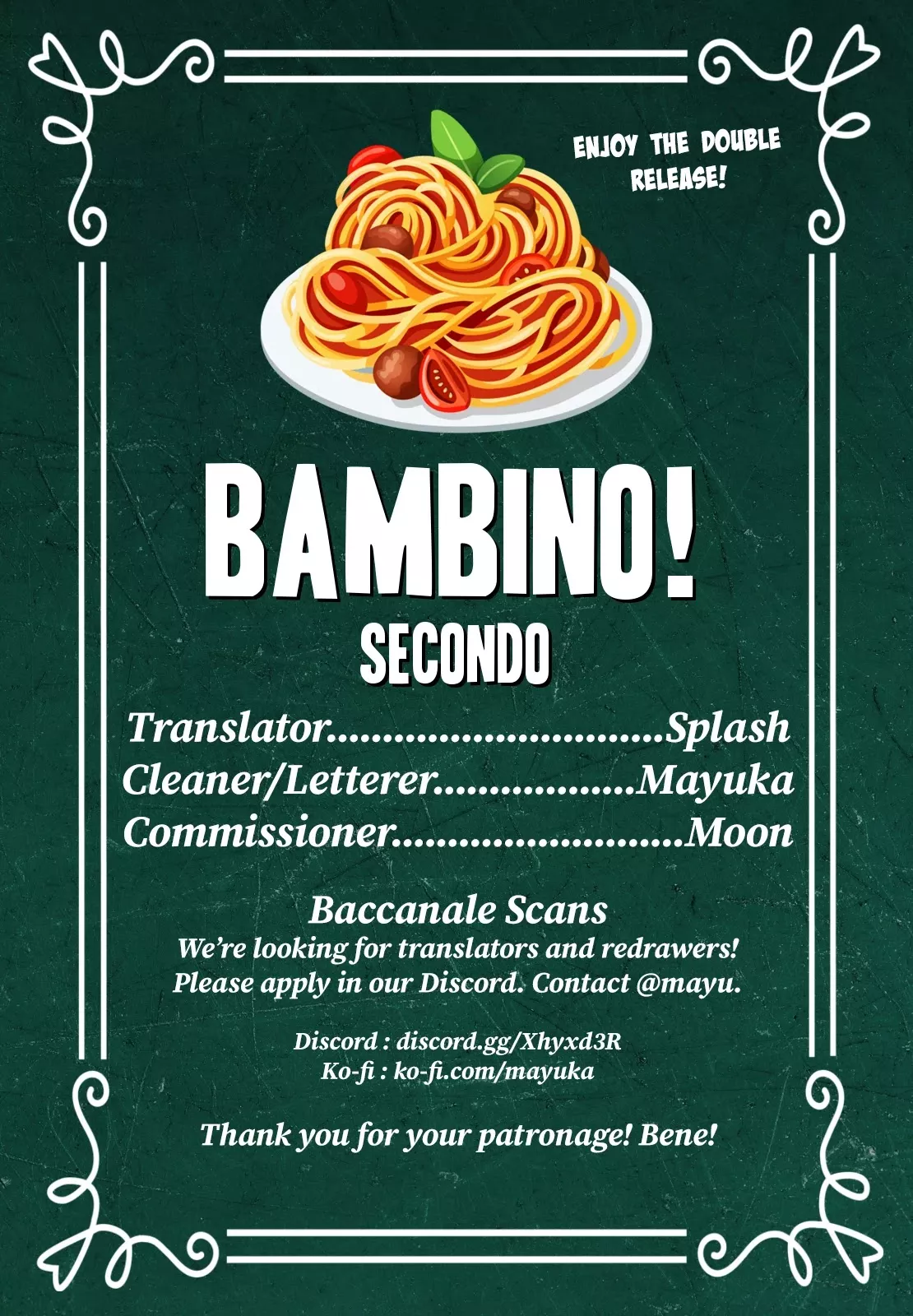 Read Bambino! Secondo Chapter 55 - Place of Dreams (Part 1) Online