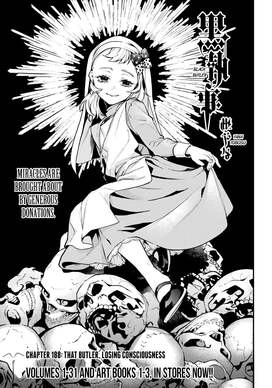 Read Kuroshitsuji Chapter 188 - That Butler, Losing Consciousness Online