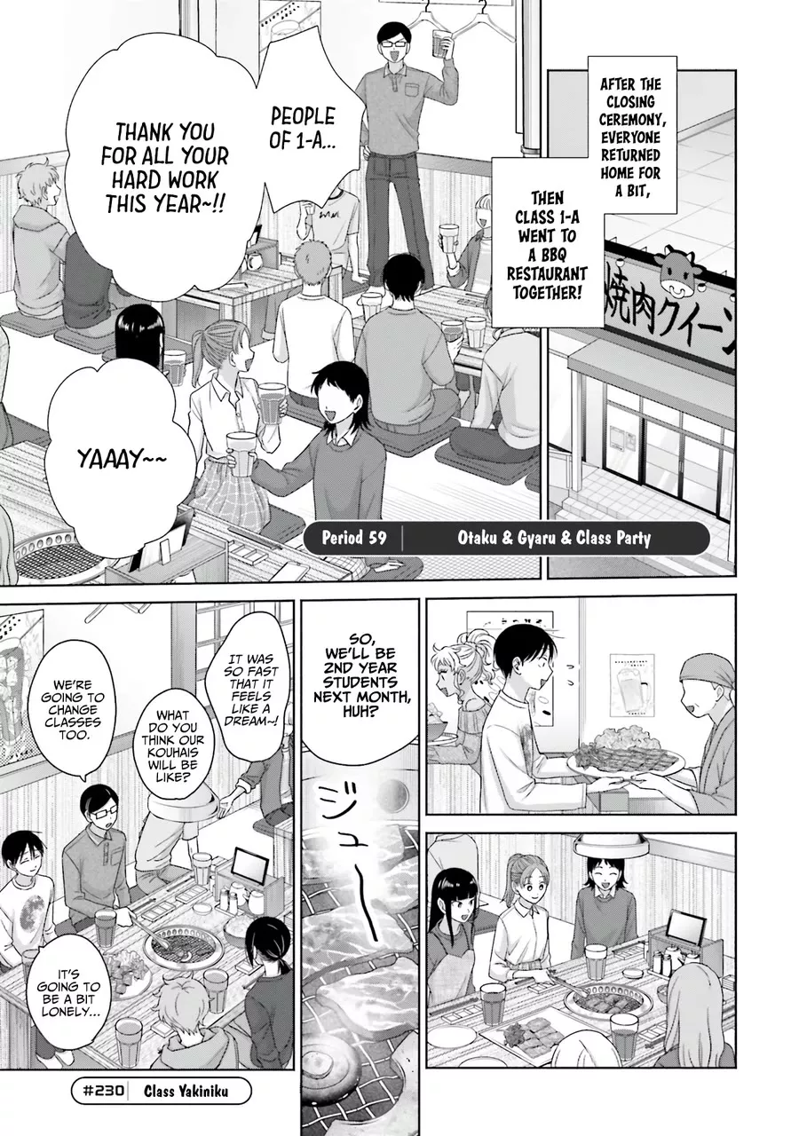 Read Gal Can’t Be Kind to Otaku!? Chapter 59 - Otaku & Gyaru & Class Party Online
