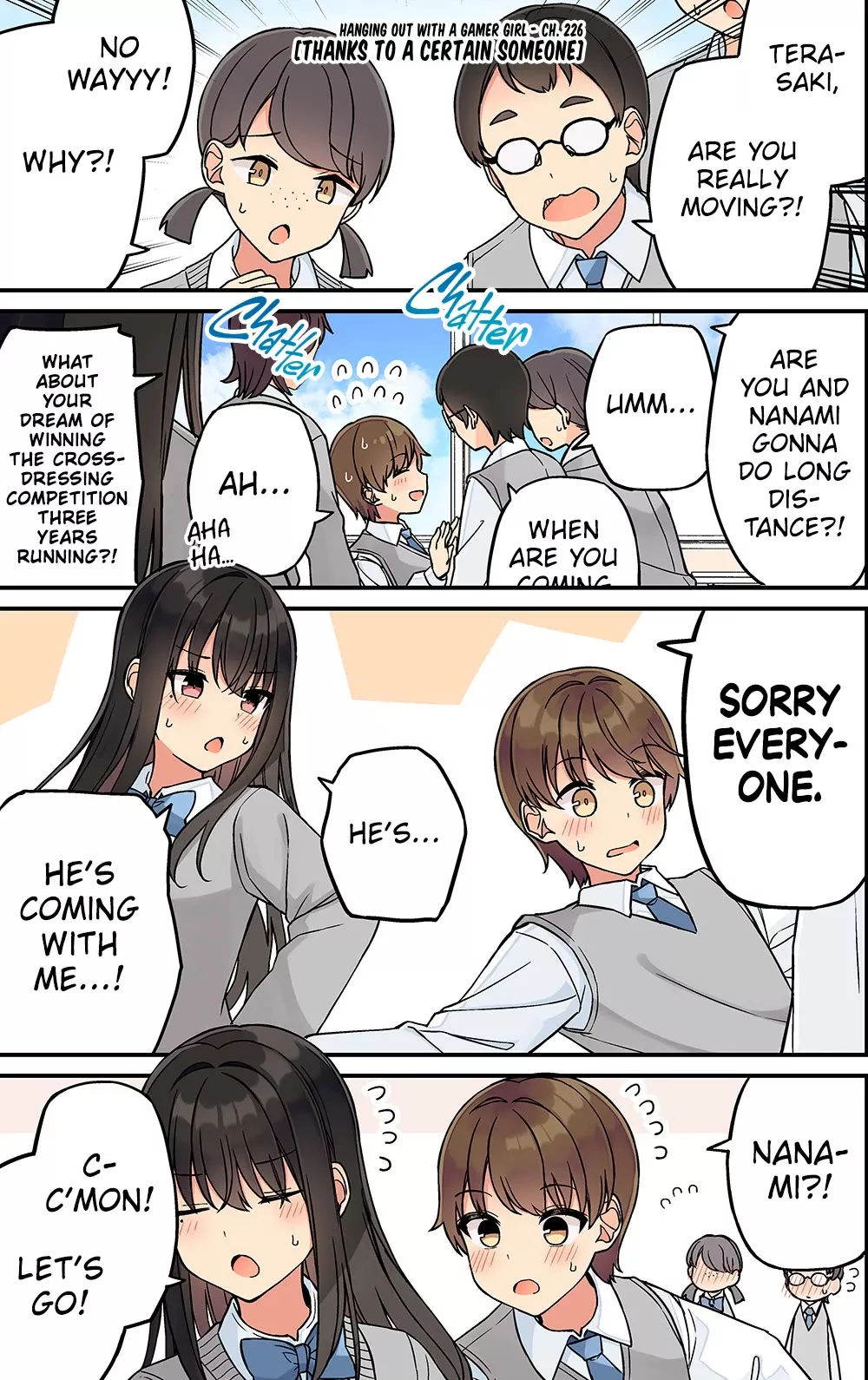 Read Hanging Out With a Gamer Girl Chapter 226 - Thanks To A Certain Someone Online