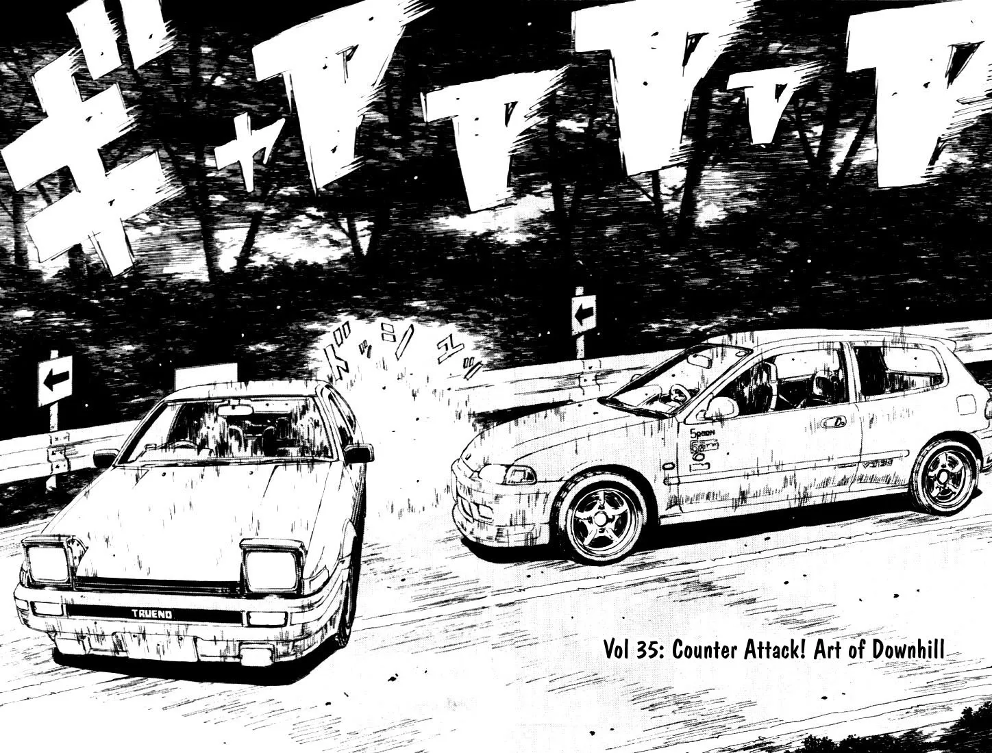 Read Initial D Chapter 35 - Counter Attack! Art of Downhill! Online