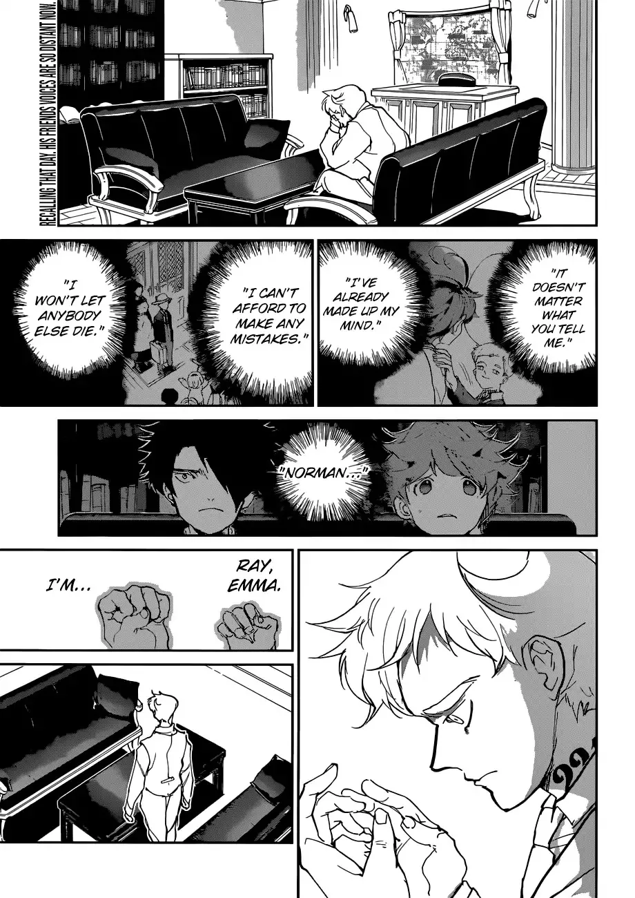 Read Yakusoku no Neverland Chapter 129 - Something I should carry Online