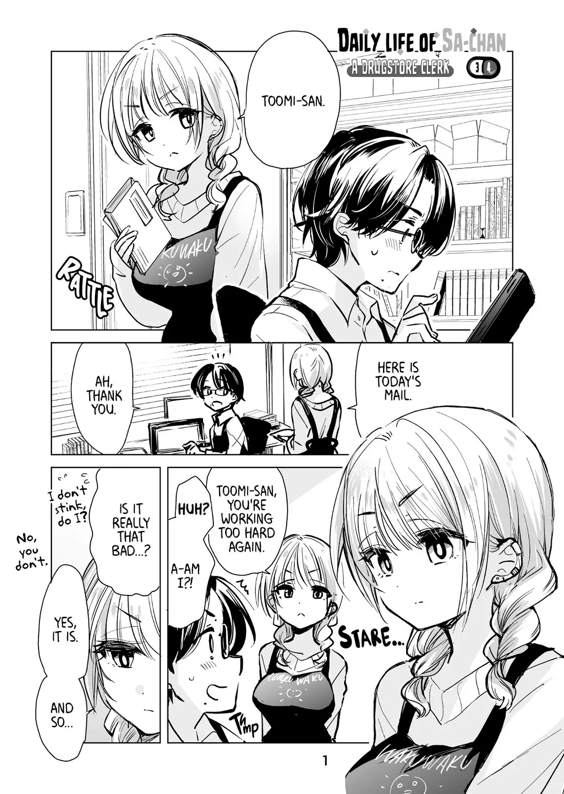 Read Daily Life of Sa-chan, a Drugstore Clerk Chapter 34 Online