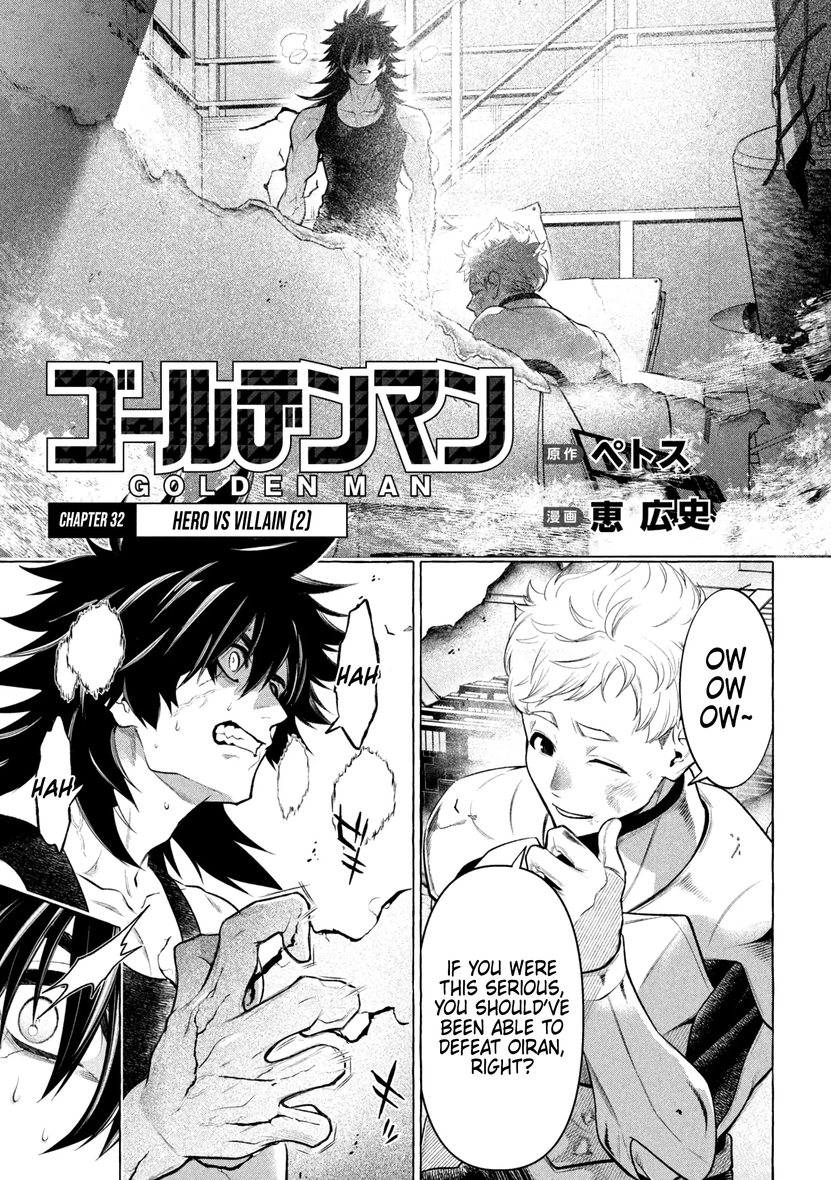 Read GOLDEN MAN Chapter 32 - Hero VS Villain (2) Online