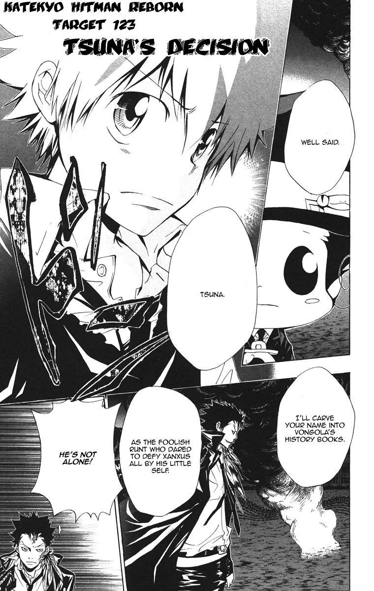 Read Katekyou Hitman Reborn! Chapter 123 - Tsuna's Decision Online