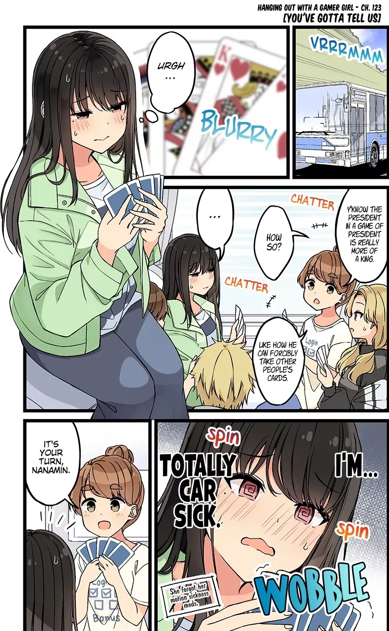 Read Hanging Out With a Gamer Girl Chapter 123 - You've Gotta Tell Us Online