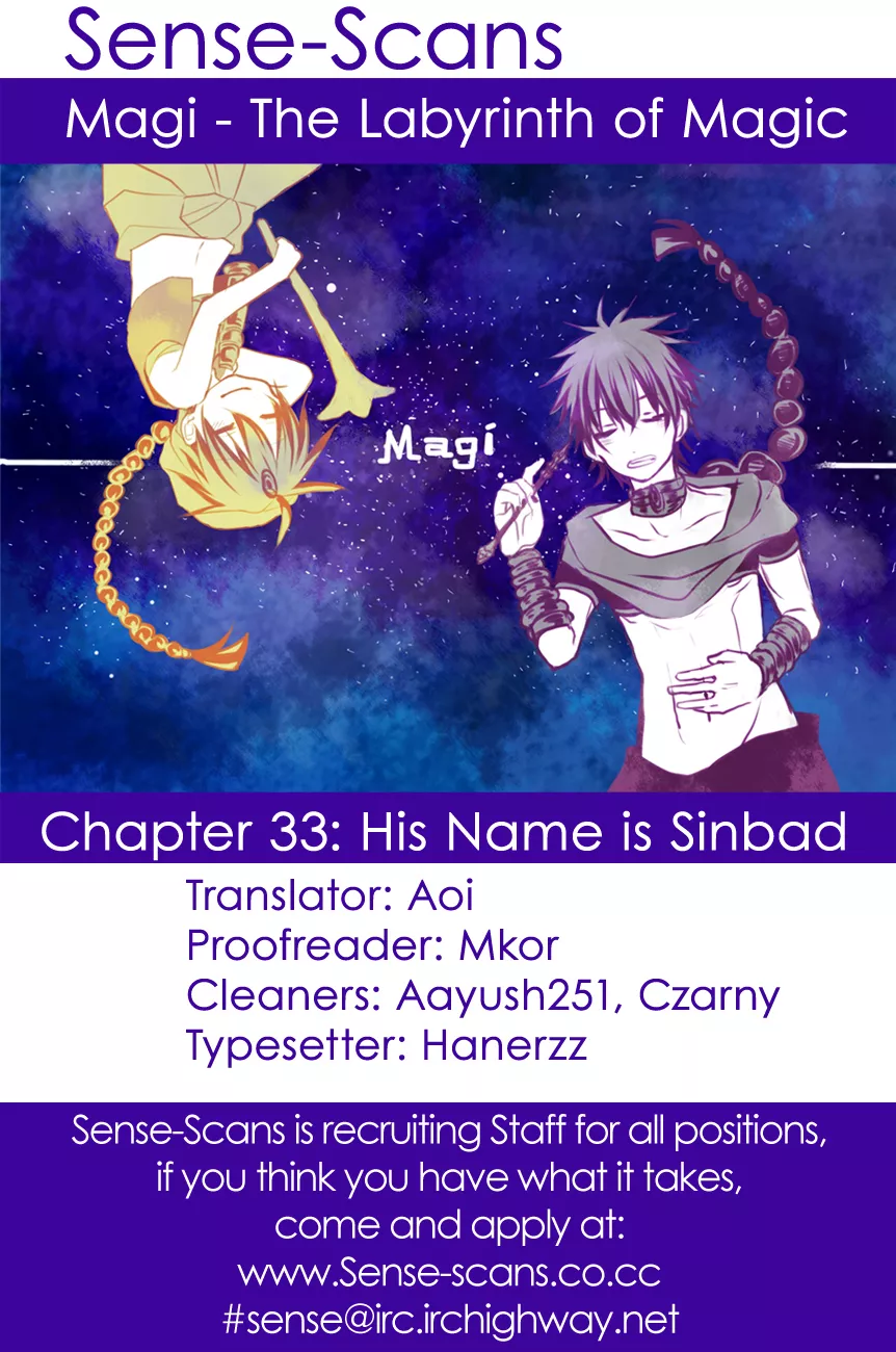 Read Magi – Labyrinth of Magic Chapter 33 - His Name is Sinbad Online