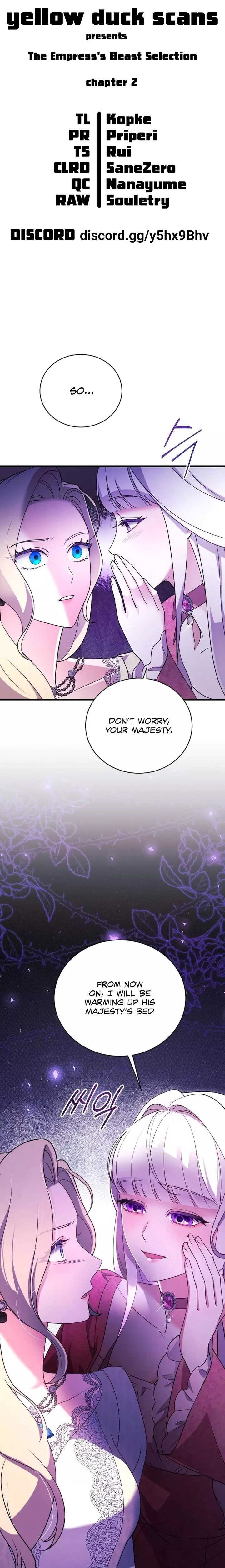 Read The Empress’s Beast Selection Chapter 2 Online