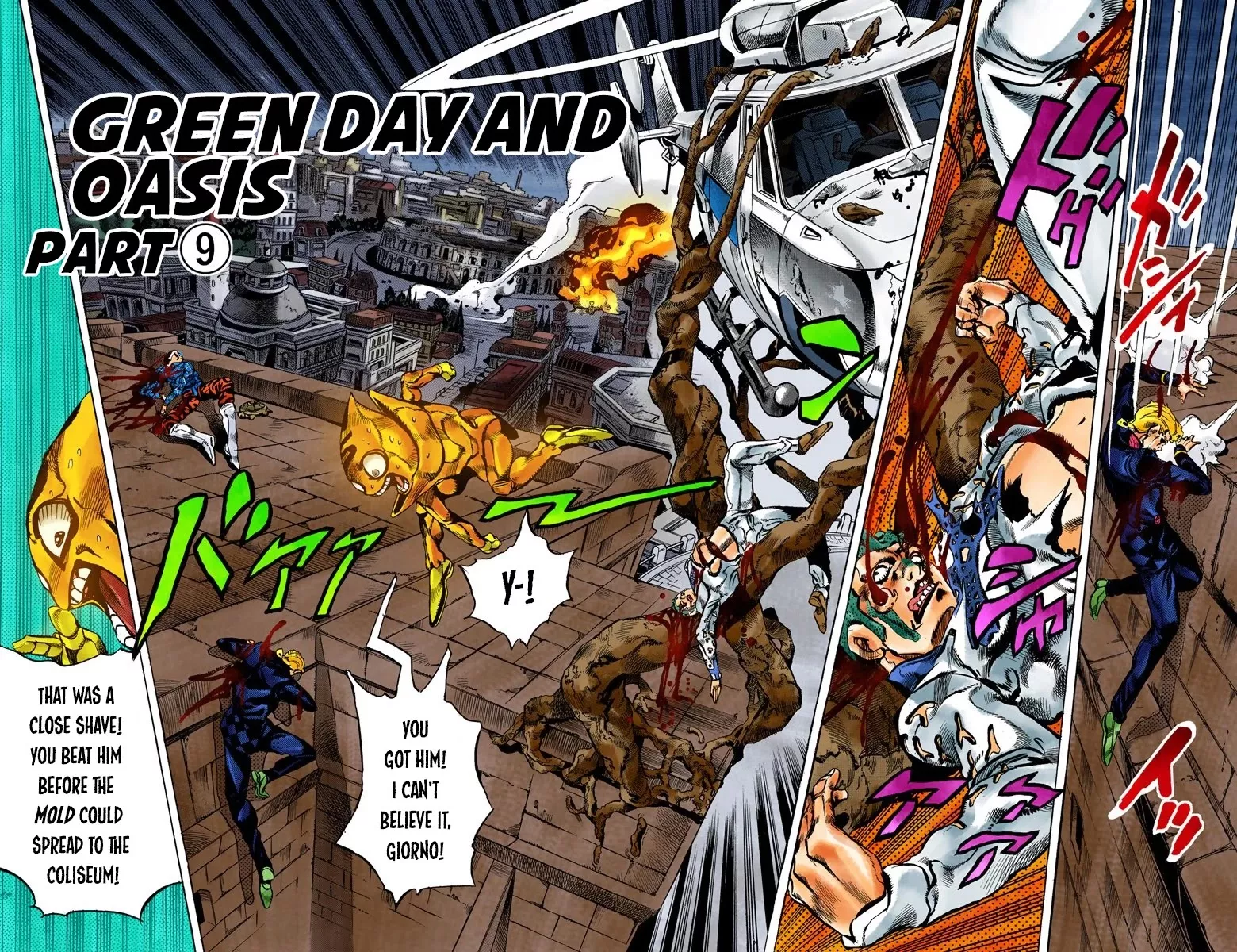 Read JoJo’s Bizarre Adventure Part 5: Golden Wind Chapter 123 - Green Day and Oasis Part 9 Online