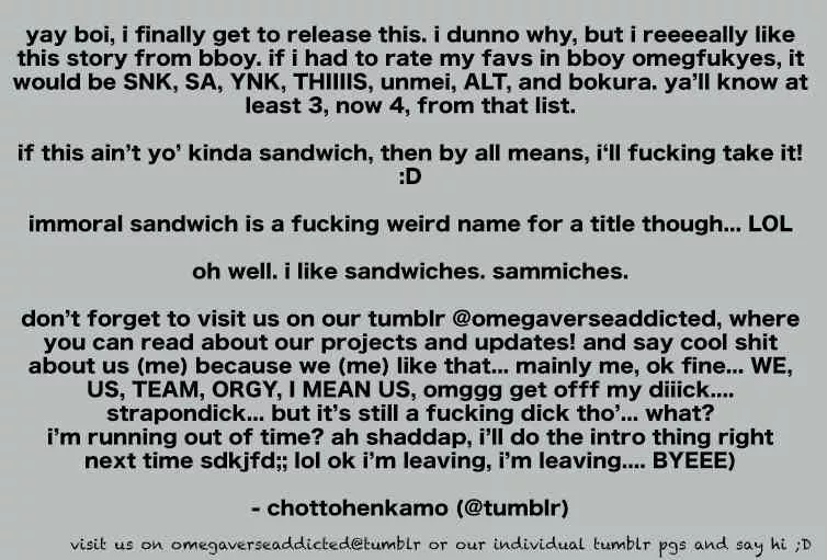 Read Immoral Sandwich Chapter 1 Online