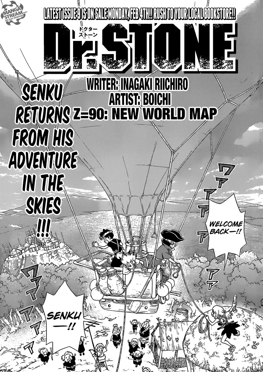 Read Dr. Stone Chapter 90 - New World Map Online