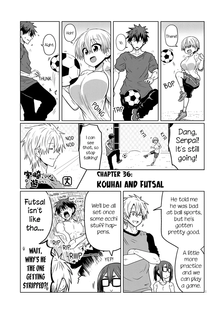 Read Uzaki-chan wa Asobitai! Chapter 36 - Kouhai and Futsal Online