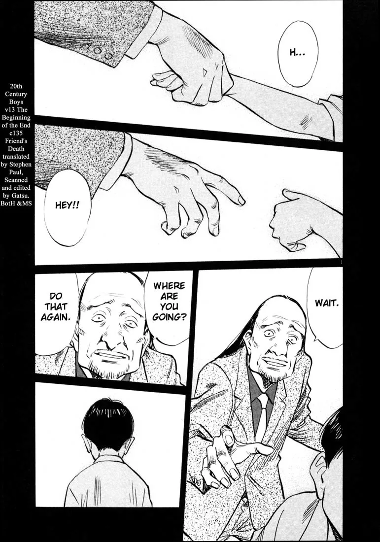 Read 20th Century Boys Chapter 135 - Friend's Death Online