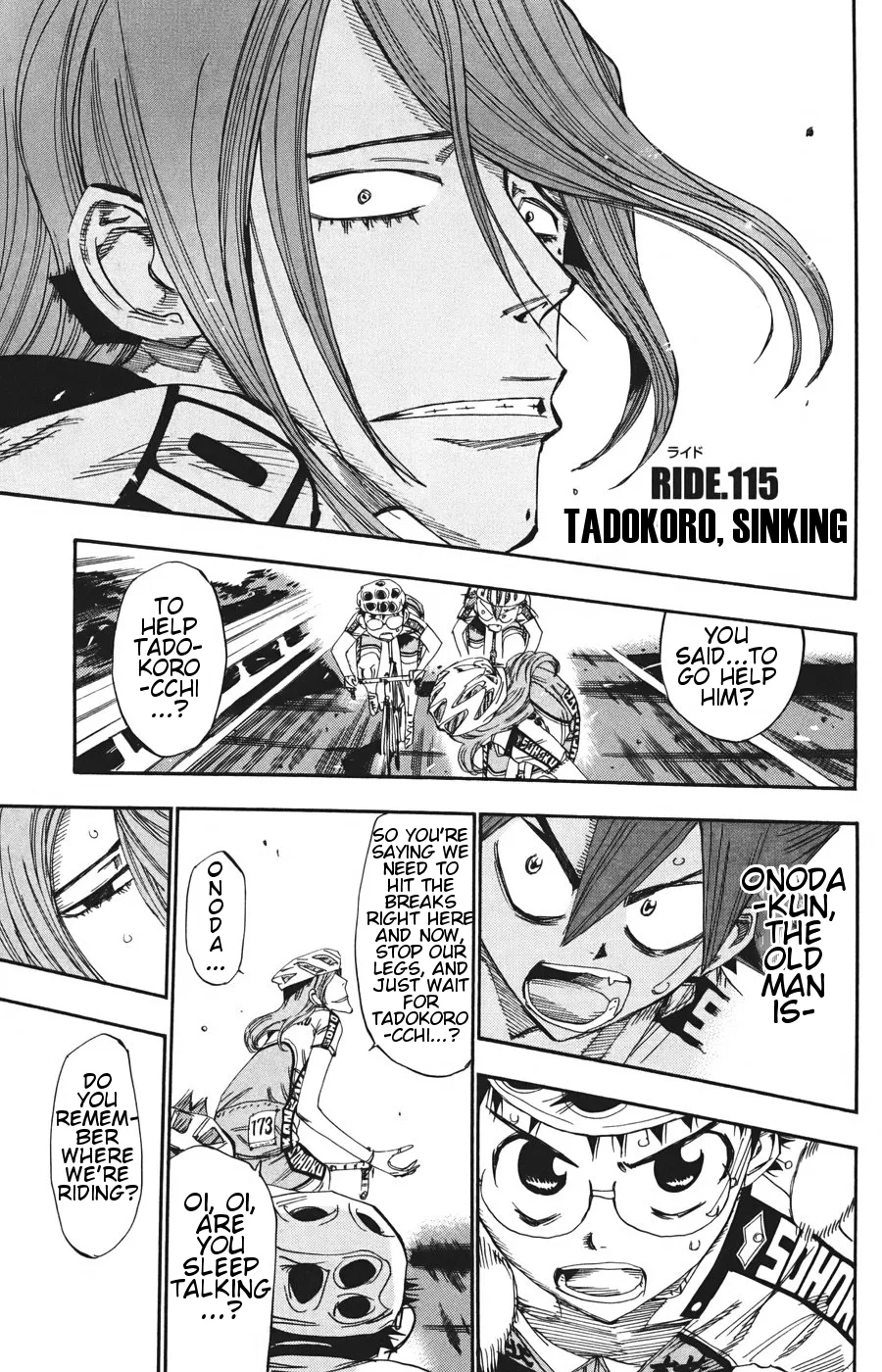 Read Yowamushi Pedal Chapter 115 - Tadokoro, Sinking Online