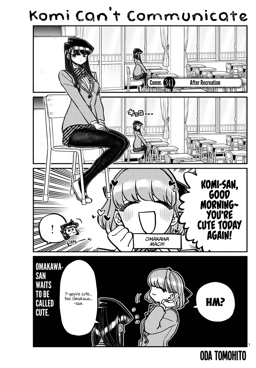 Read Komi-san wa Komyushou Desu Chapter 341 - After Recreation Online