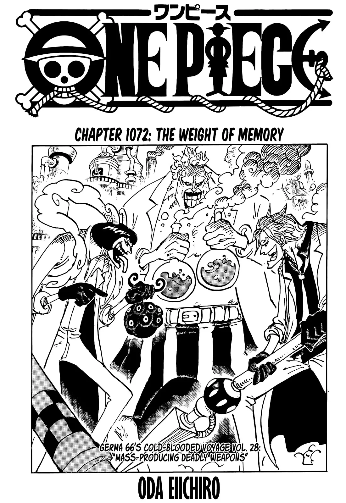 Read One Piece Chapter 1072 - The Weight of Memory Online