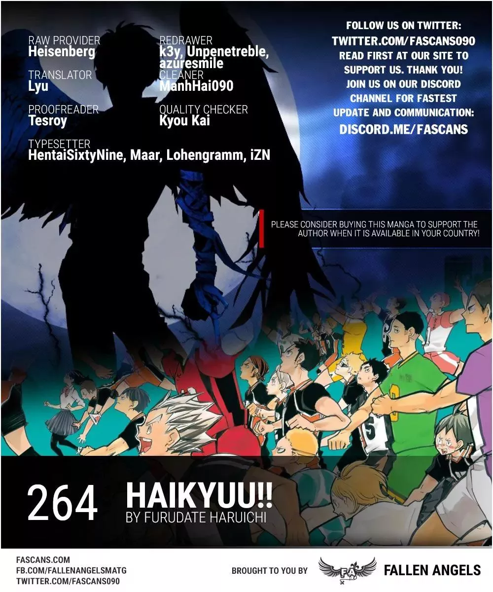 Read Haikyu!! Chapter 264 - Broken Hearts Online