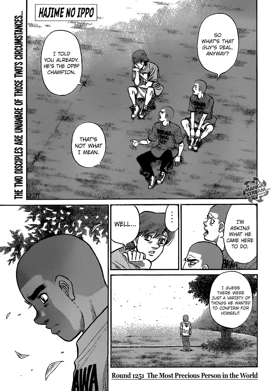 Read Hajime no Ippo Chapter 1251 - The Most Precious Person in the World Online