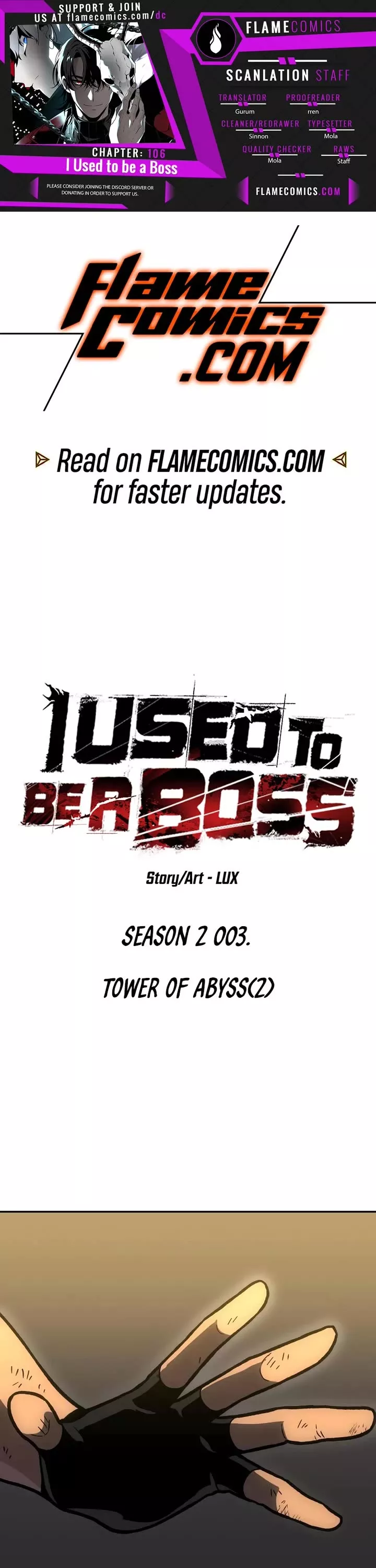 Read I Used to Be a Boss Chapter 106 - Tower of Abyss(2) Online