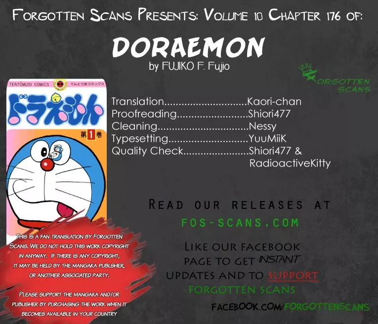 Read Doraemon Chapter 176 Online