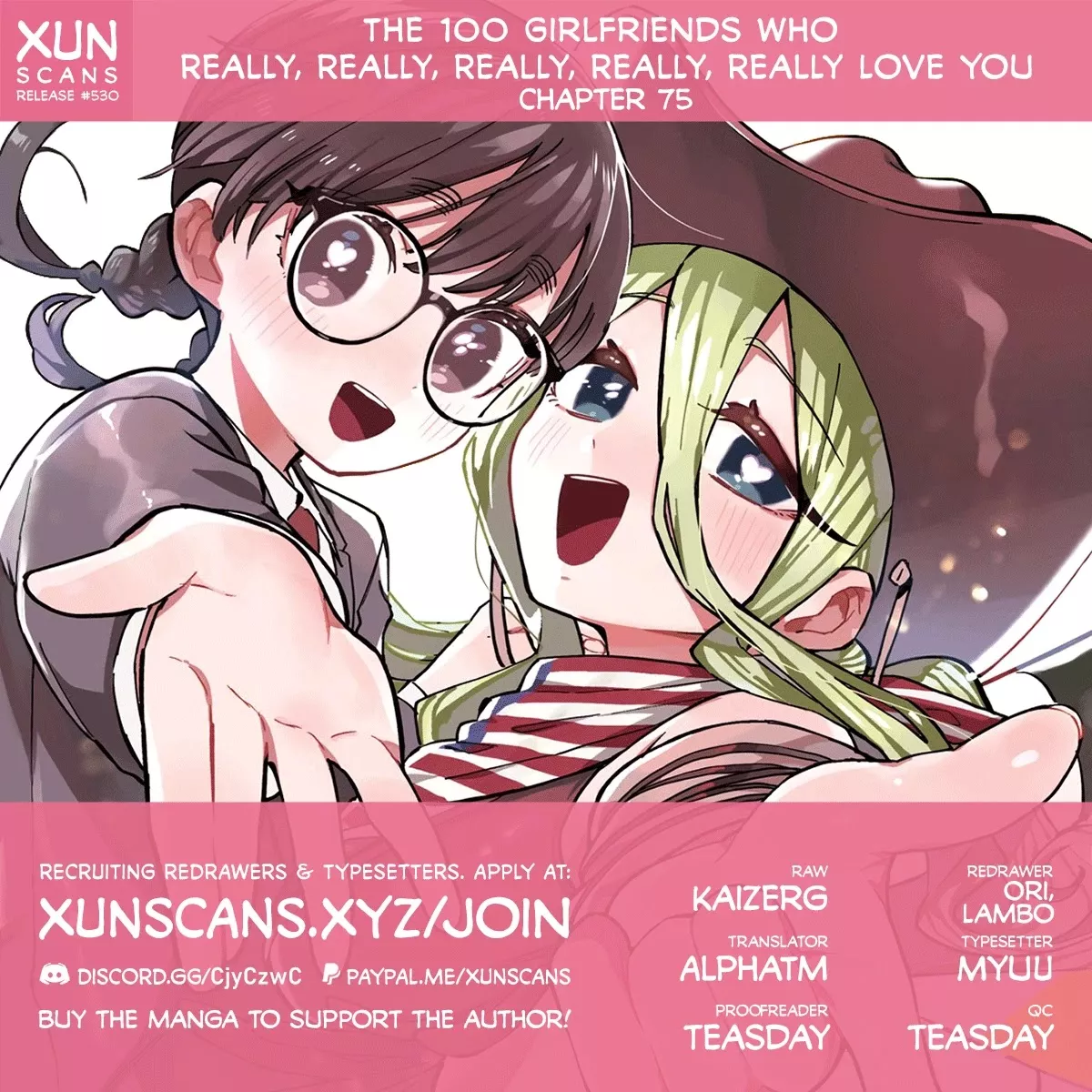 Read The 100 Girlfriends Who Really, Really, Really, Really, Really Love You Chapter 75 - Kusuri-senpai's Grandmother Online