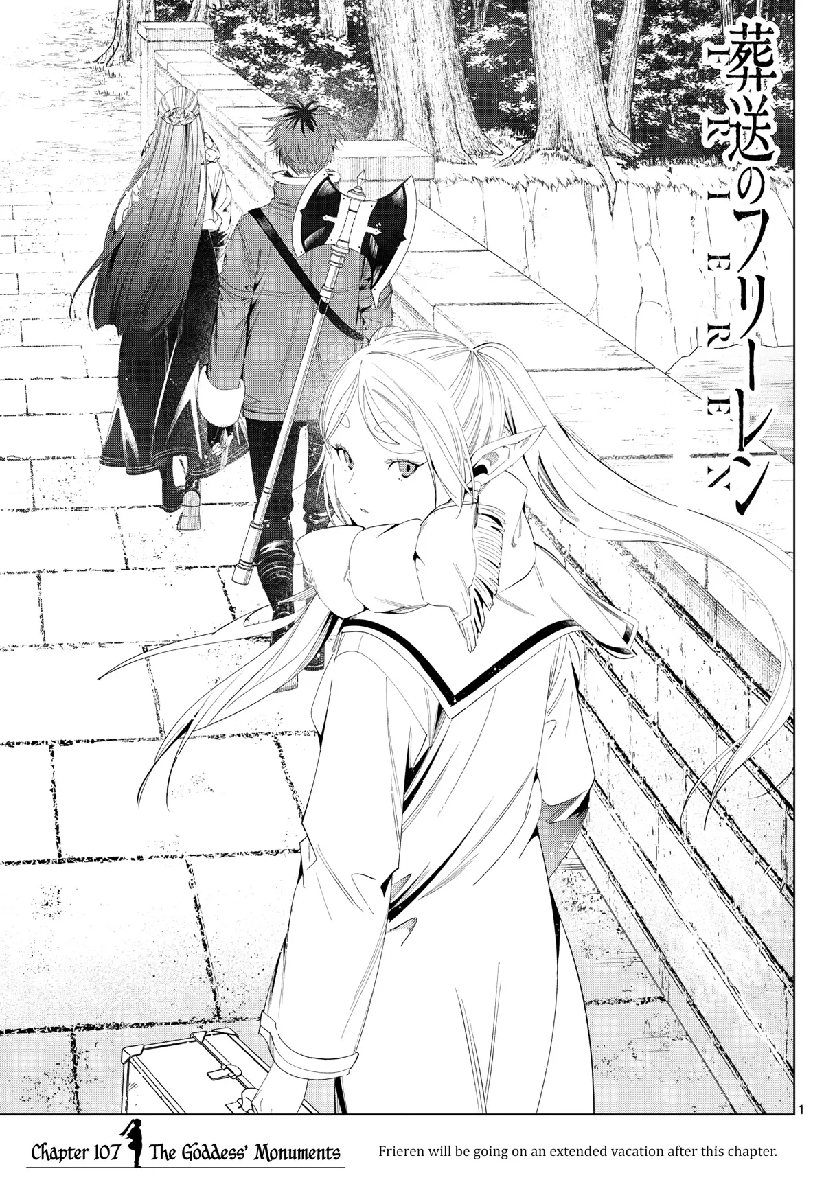 Read Sousou no Frieren Chapter 107 - The Goddess' Monuments Online