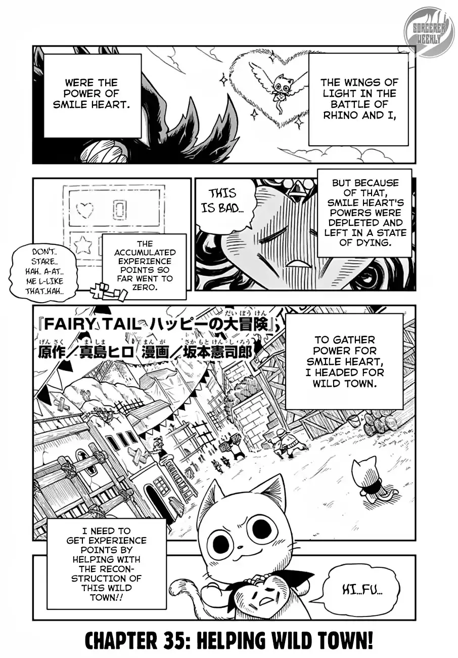 Read Fairy Tail: Happy’s Great Adventure Chapter 35 - Helping Wild Town! Online