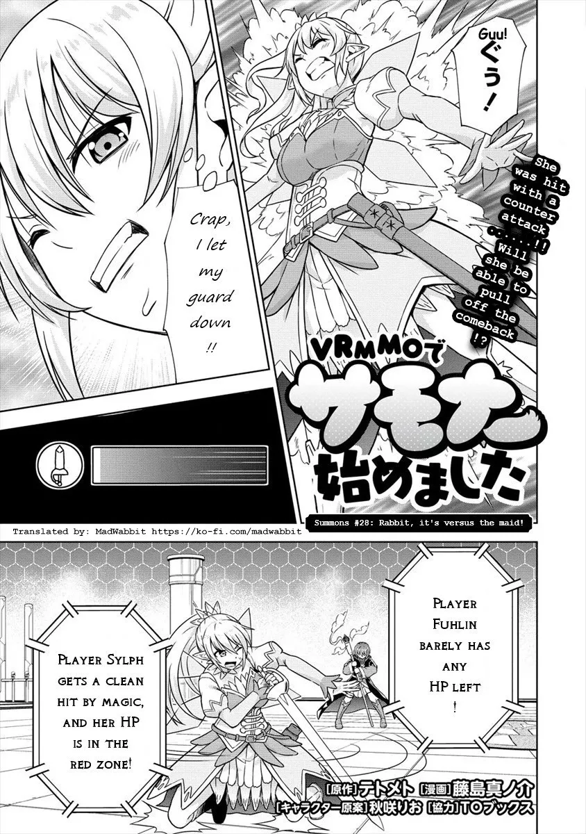 Read VRMMO de Summoner Hajimemashita Chapter 28 - Rabbit, it's versus the Maid! Online