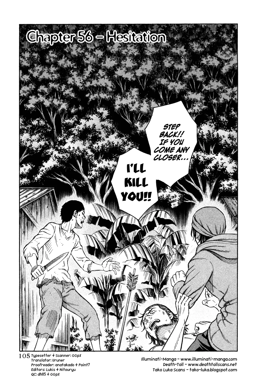 Read Jisatsutou Chapter 56 -  Hesitation Online