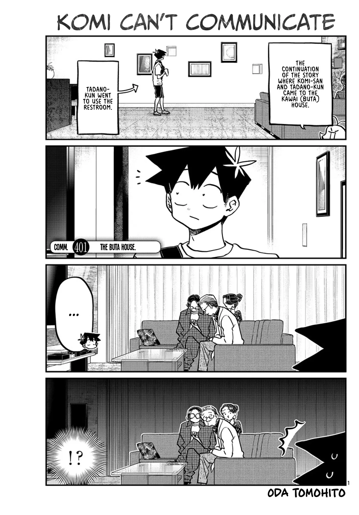 Read Komi-san wa Komyushou Desu Chapter 401 - The Buta House. Online