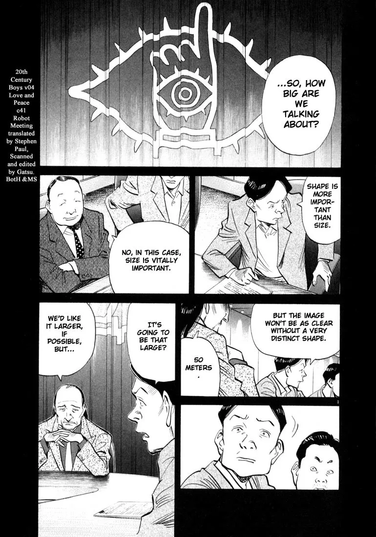 Read 20th Century Boys Chapter 41 - Robot Meeting Online