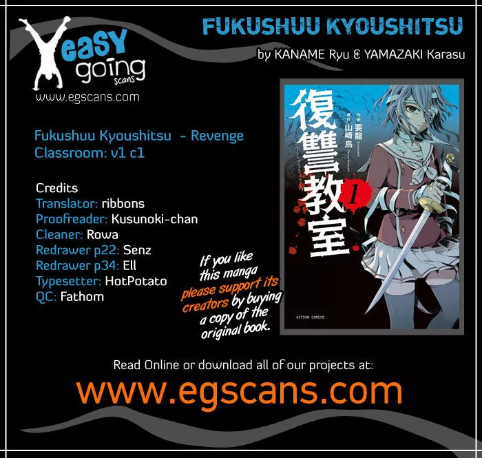 Read Fukushuu Kyoushitsu Chapter 1 Online