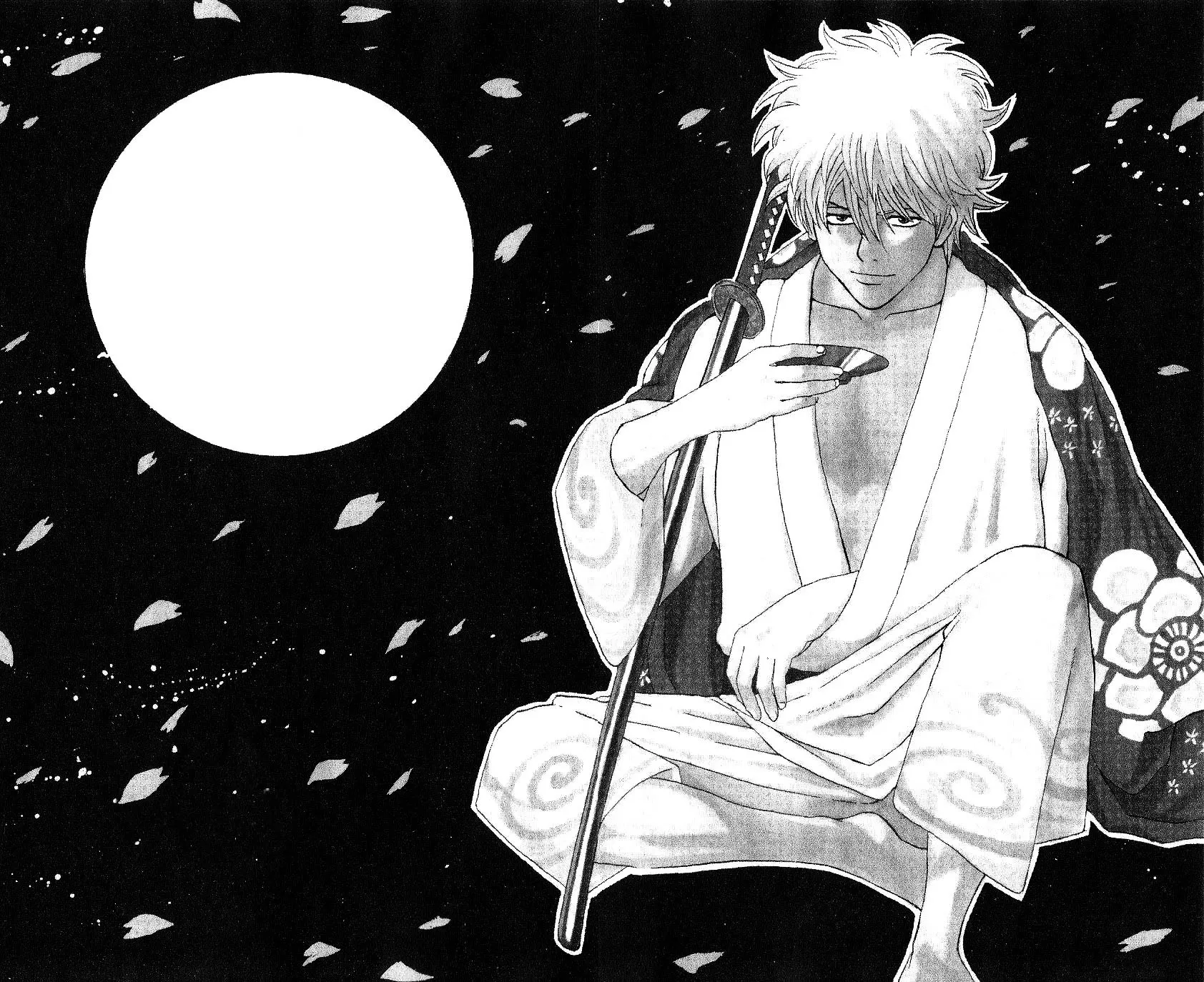 Read Gintama Chapter 181 - Men can Gaze upon the Moon Alone If They're Drinking Sake Online